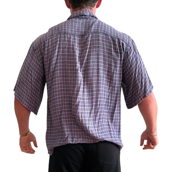 Super Soft Checkered button down - Picture 4 of 6